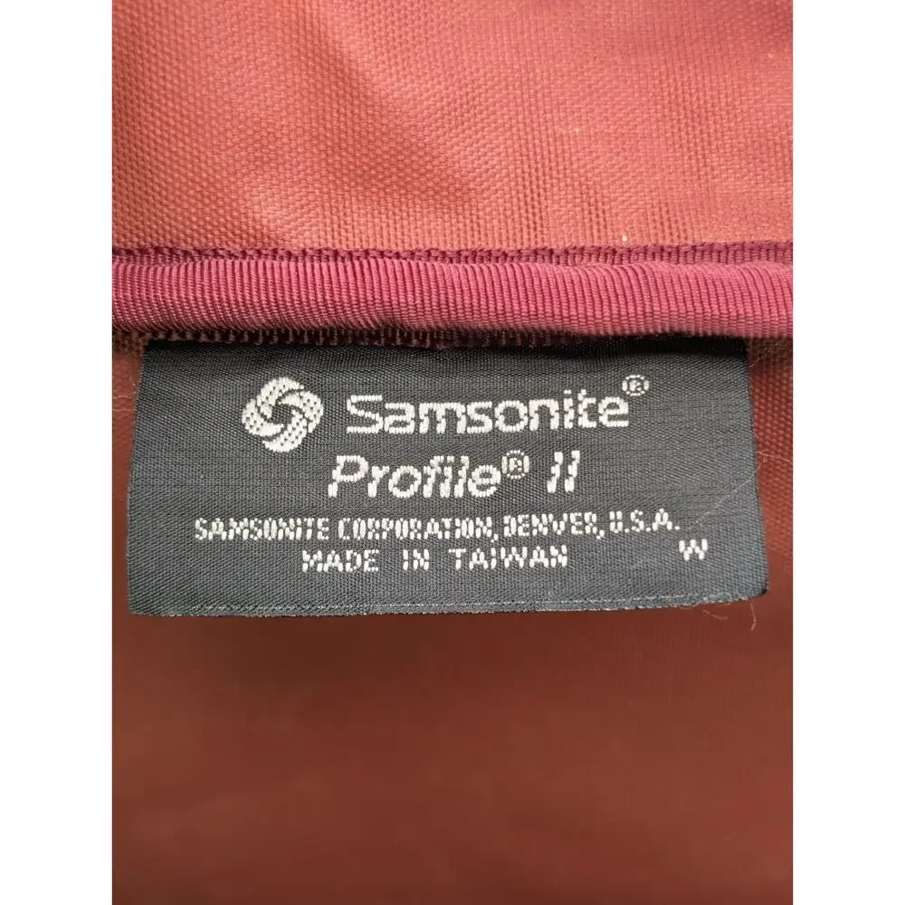 Samsonite vintage profile